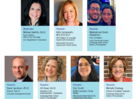 Image of the presenters for the Campaign for Grade-level Reading webinar, The First 10 Framework: Exploring Best Practices and Community Innovations.