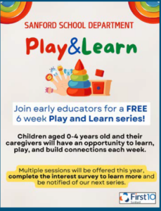 Play and Learn Flyer example. 